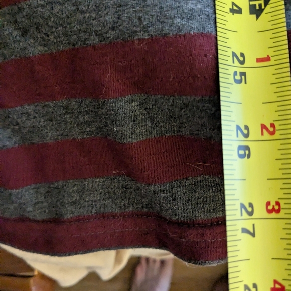 Goodfellow & Co Gray and Red Striped Tee - Picture 7 of 7